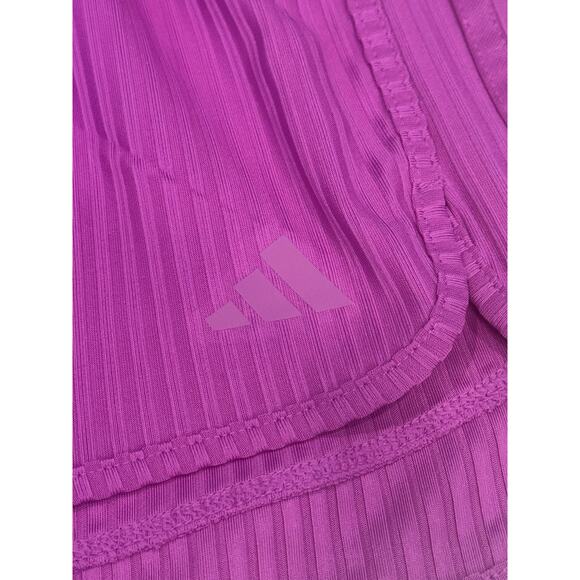 Adidas Women’s Small Pacer Rib Shorts High Rise Athletic Bottoms Training NEW - Picture 5 of 11